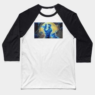 Postal 4 No Regerts Starry Night Baseball T-Shirt